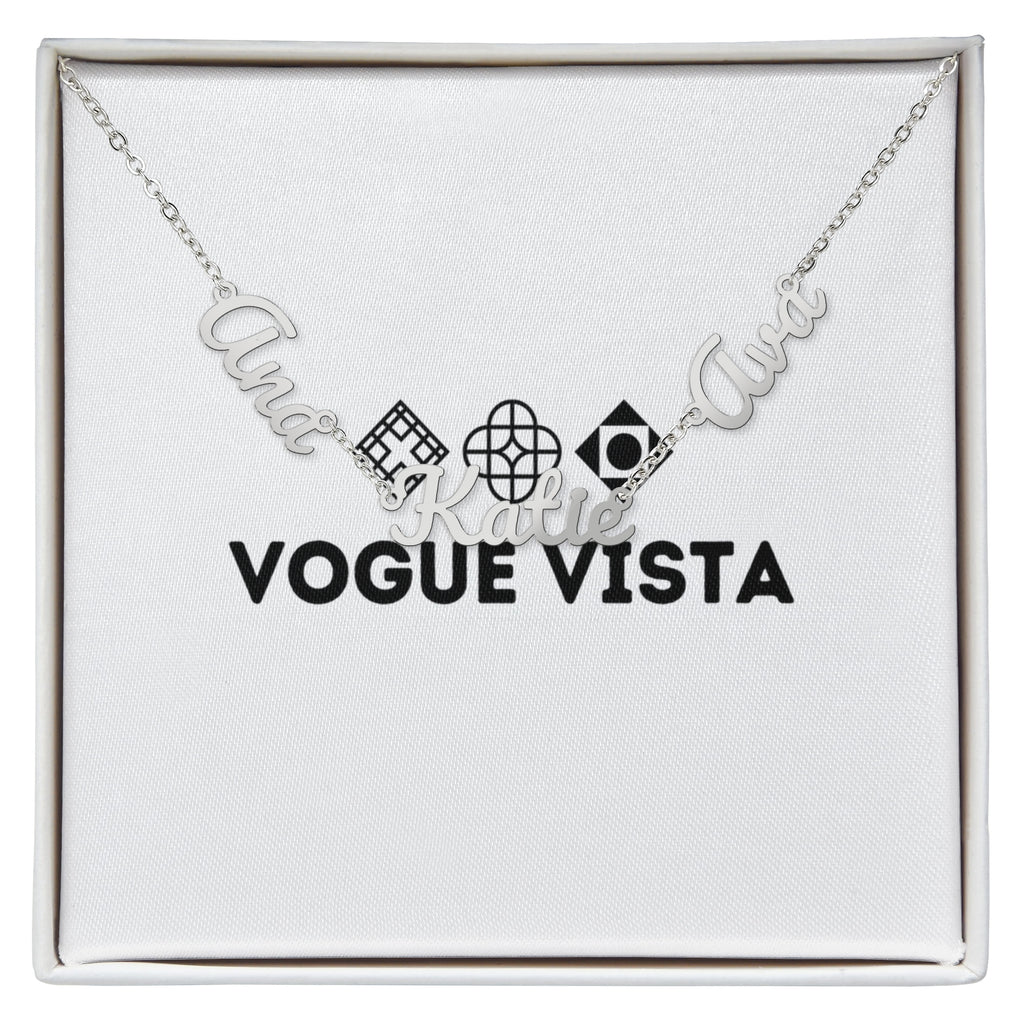 Custom Multiple Name Necklace