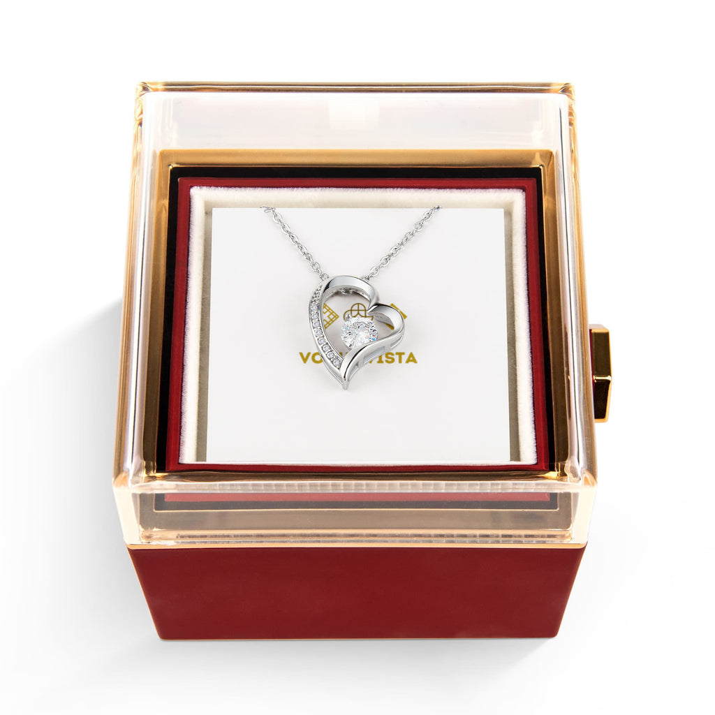 Forever Love with Rotating Rose Gift Box