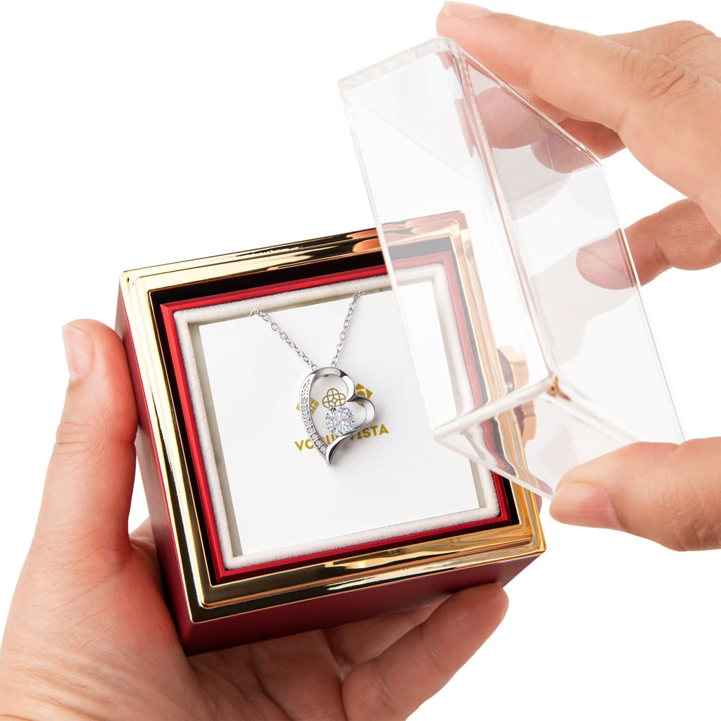 Forever Love with Rotating Rose Gift Box