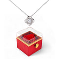 Love Knot with Rotating Rose Gift Box